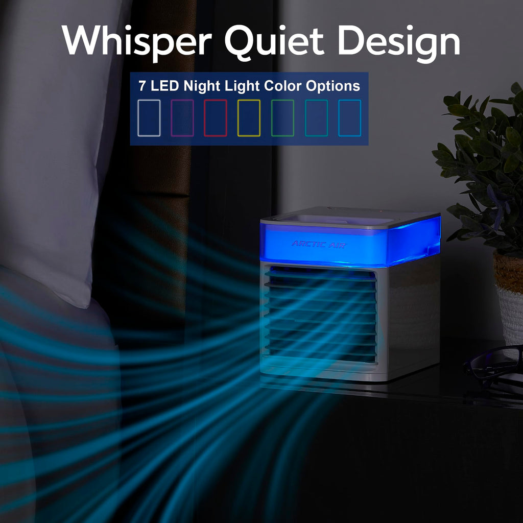 Arctic Air Ultra Evaporative Air Cooler By Ontel Portable 3 Speed Hydro Chill Technology With Cable Non Rechargeable